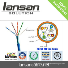 Câble réseau CAT5E FTP 24AWG BC CMR lan cable prix bon marché bonne qualité